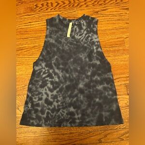 Lululemon Athletica dark blue and light blue Muscle Tee